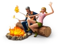 Sims 4 Outdoor Leben vor dem Campfeuer