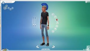 CAS Sims 4 extremer Charakter