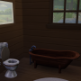 Sims 4 Grüne Zuflucht innenbereich Badezimmer