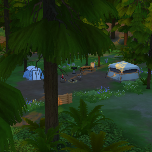 Sims 4 Outdoor Leben Campingplatz