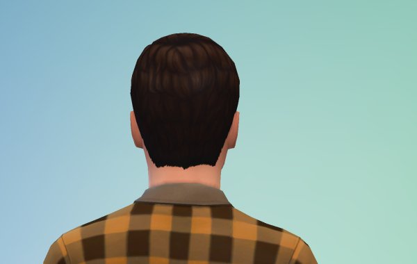 Sims 4 Outdoor Leben Männer Frisur 2 hinten