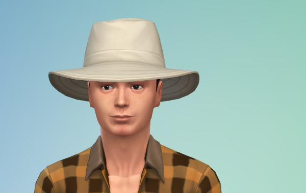 Sims 4 Outdoor Leben Männer Hut 2 Farbe 2