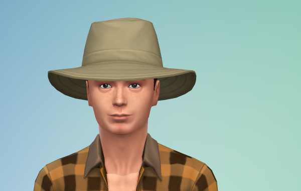 Sims 4 Outdoor Leben Männer Hut 2 Farbe 3