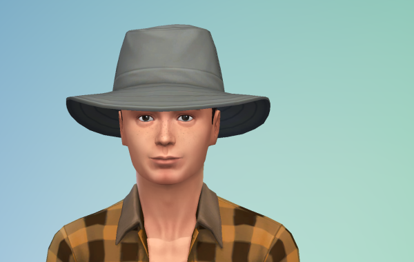 Sims 4 Outdoor Leben Männer Hut 2 Farbe 4
