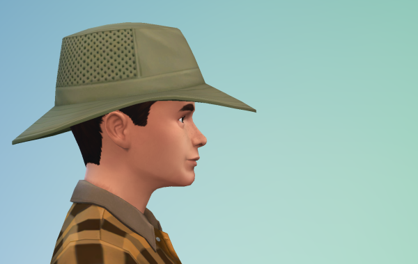 Sims 4 Outdoor Leben Männer Hut 2 Seite