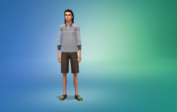Sims 4 Outdoor Leben Männer Schuhe 1 Farbe 1