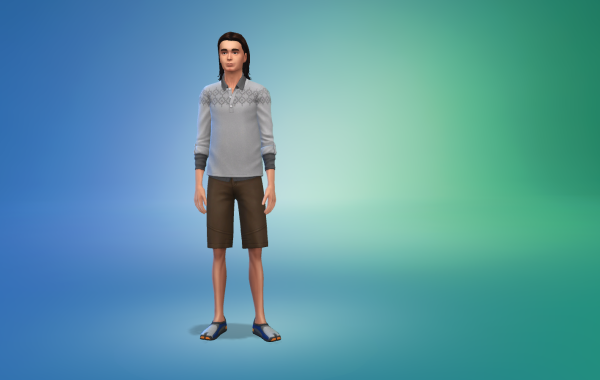 Sims 4 Outdoor Leben Männer Schuhe 1 Farbe 9