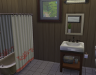 Sims 4 Outdoor Leben Waldzuflucht Untergeschoss Badezimmer