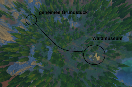 Sims 4 Outdoor Leben Weg zum geheimen Grundstück