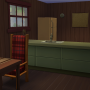 Sims 4 Outdoor Leben Zuflucht am Flussufer Esszimmer