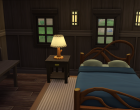 Sims 4 Outdoor Leben Zuflucht am See ERdgeschoss SChlafzimmer 3