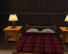 Sims 4 Outdoor Leben Zuflucht am See Obergeschoss Schlafzimmer B 2