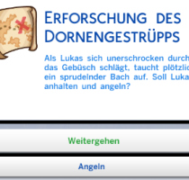 Sims 4 geheimes Grundstück Text 2