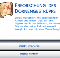 Sims 4 geheimes Grundstück Text 3