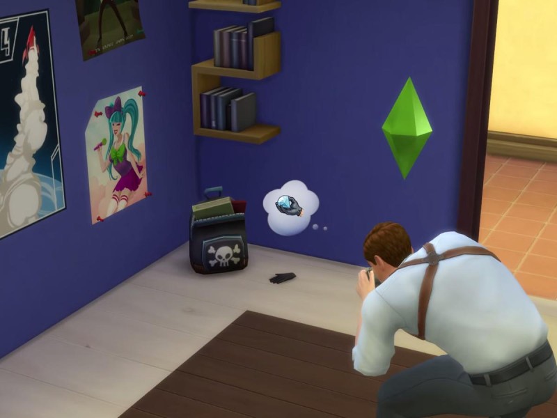 Die Sims 4 Erweiterung  Detektiv am Tatort Hinweis fotografieren