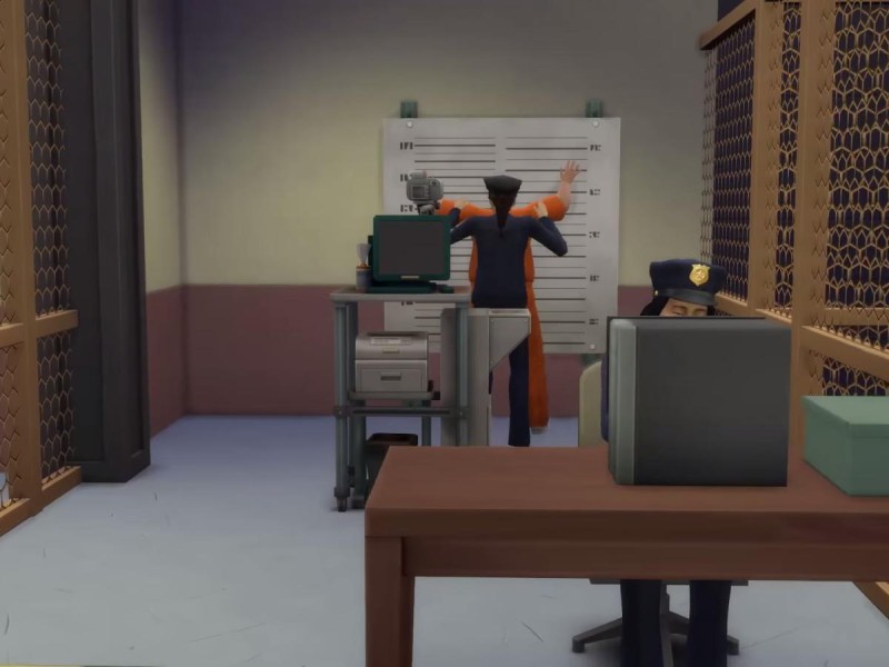 Die Sims 4 Erweiterung Einblick in das Polizeirevier 2