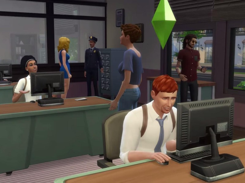 Die Sims 4 Erweiterung Einblick in das Polizeirevier 3