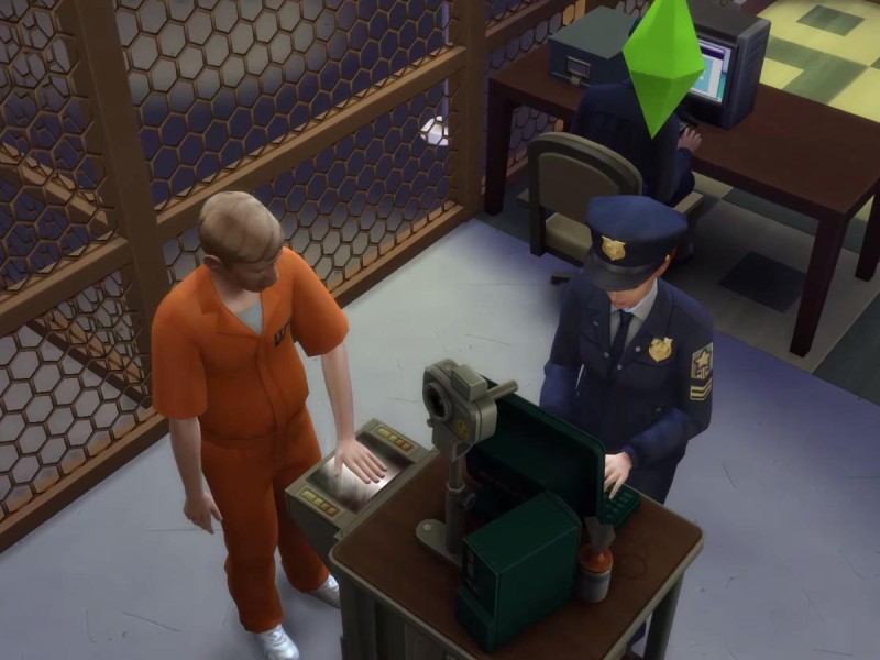 Die Sims 4 Erweiterung Fingerabdrücke scannen 2