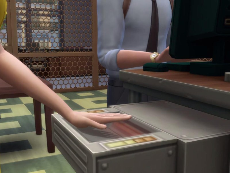 Die Sims 4 Erweiterung Verbrecher Fingerabdrücke nehmen 2