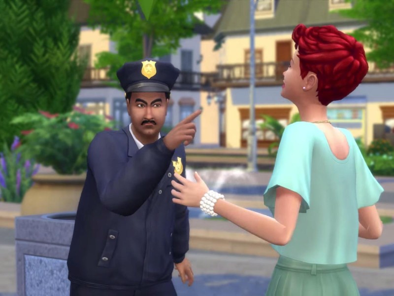 Die Sims 4 Erweiterung Verbrecherkarte festnehmen 2