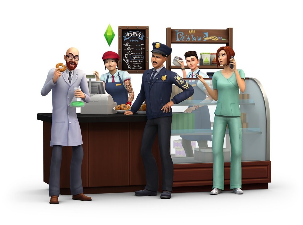 Sims 4 An die Arbeit Berufe und Geschäfte