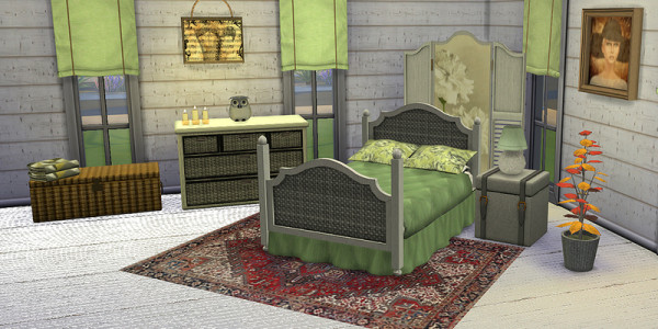 Sims 4 Download Schlazimmer Shabby Chic 4