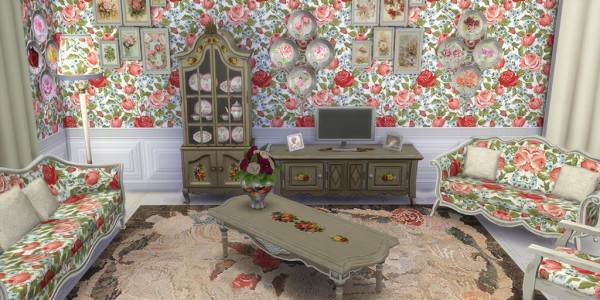 Sims 4 Download Shabby Chic Wohnzimmer 5